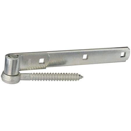 National Hardware National Hardware 10 in. L Zinc-Plated Silver Steel Screw Hook And Strap Hinge 1 pk N129-726